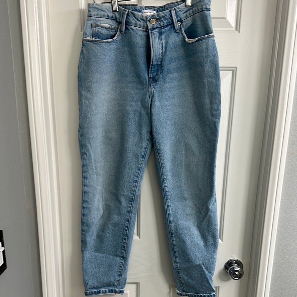 Good American Light Blue High Rise Jeans
